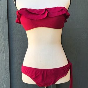 Red Carter bikini